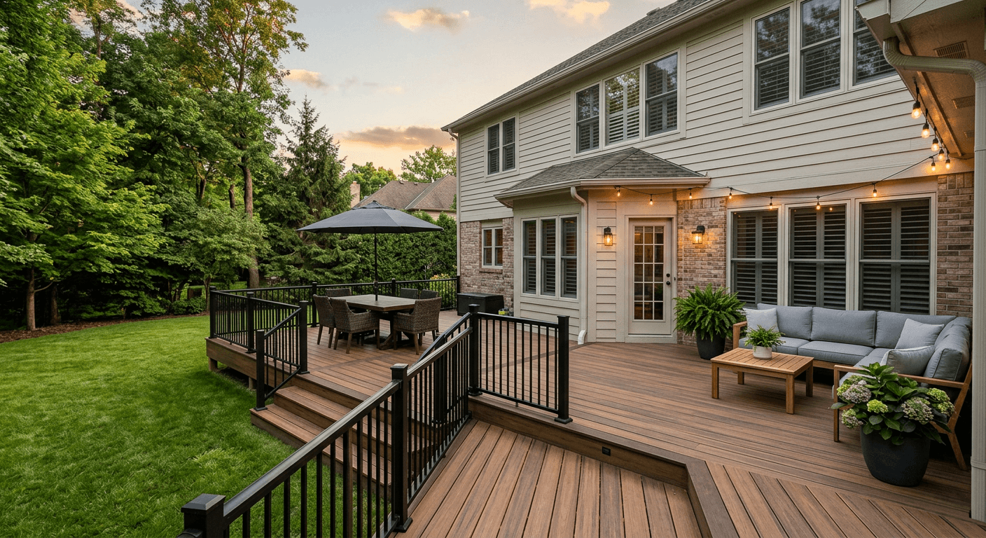 Illustrative image of a composite deck