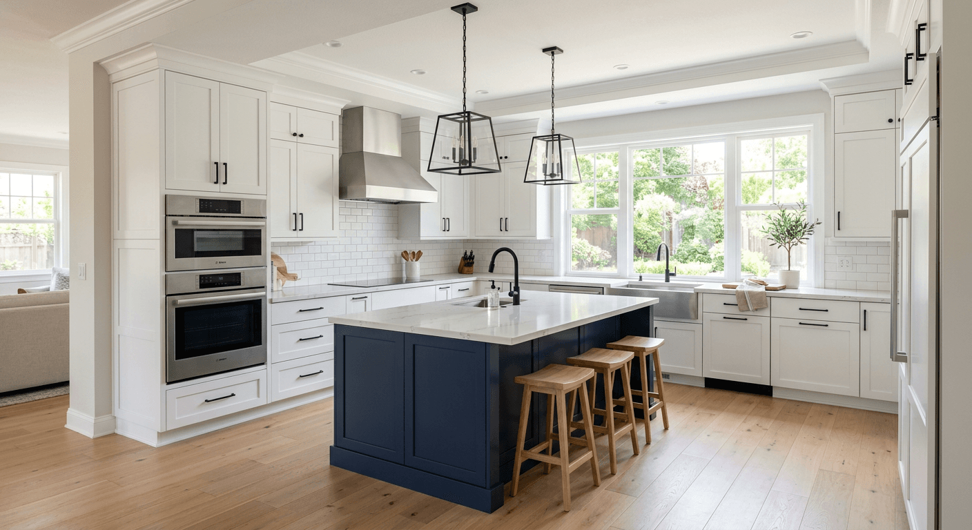 Illustrative image of a remodeled kitchen